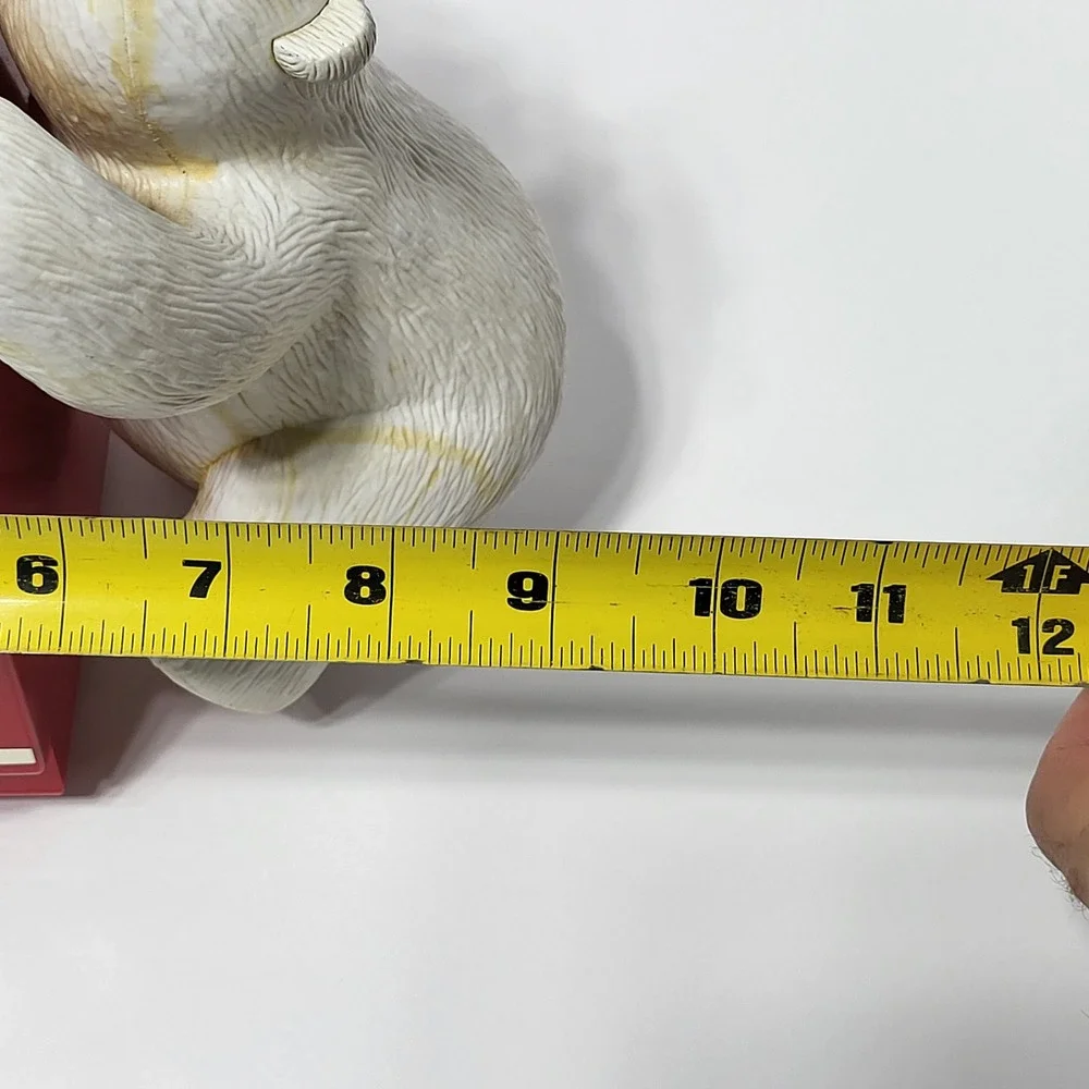 Coca-Cola Polar Bear Soda Cooler Desk Clock and Coin Bank Vintage Advertising*